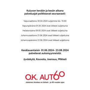 A post from O.K. Auto Oy