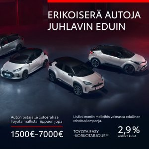 ERIKOISERÄ JUHLAEDUIN!
